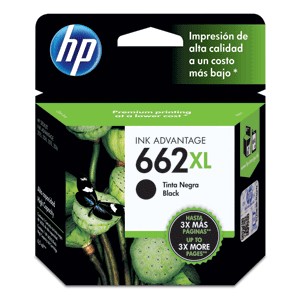 CARTUCHO TINTA NEGRA ALTO RENDIM. HP 662XL CZ105AL