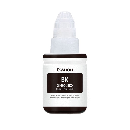 BOTELLA DE TINTA CANON GI-190 NEGRO