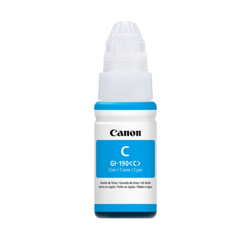BOTELLA DE TINTA CANON GI-190 CYAN