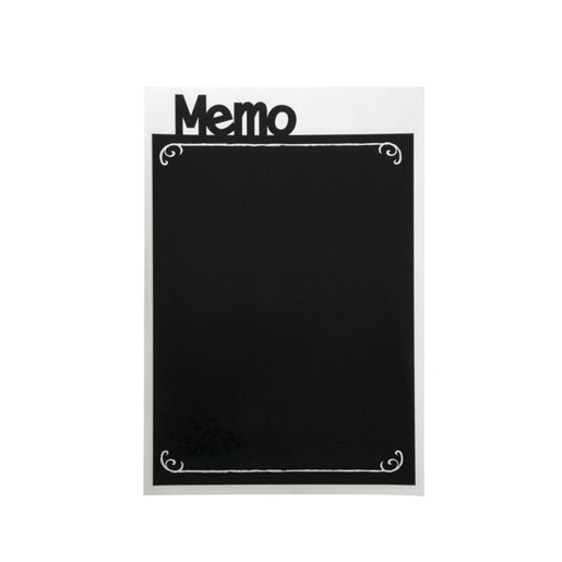 STICKER-ETIQUETA PIZARRON MEMO