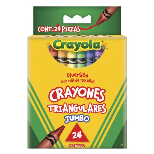 CRAYON TRIANGULAR 24 JUMBO