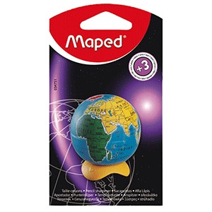 SACAPUNTAS GLOBE MAPED PIEZA