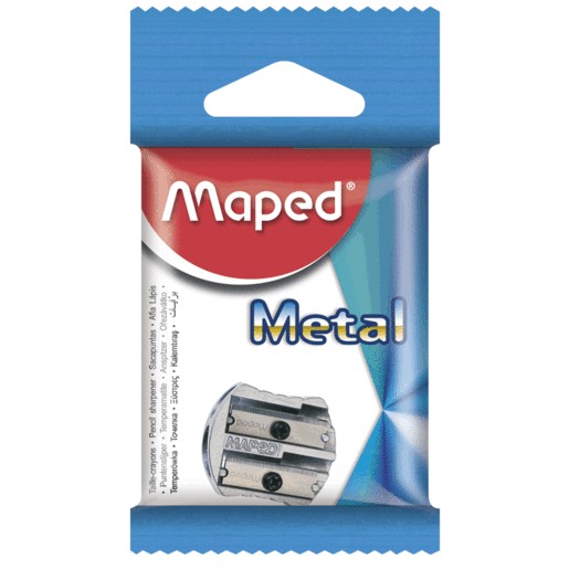 SACAPUNTAS METAL DESIGN DOS ORIFICIOS PZA