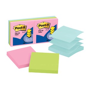 POST-IT POP-UP PASTEL 100 HOJAS