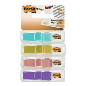 MINIBANDERITAS TROPICALES POST-IT 4PK