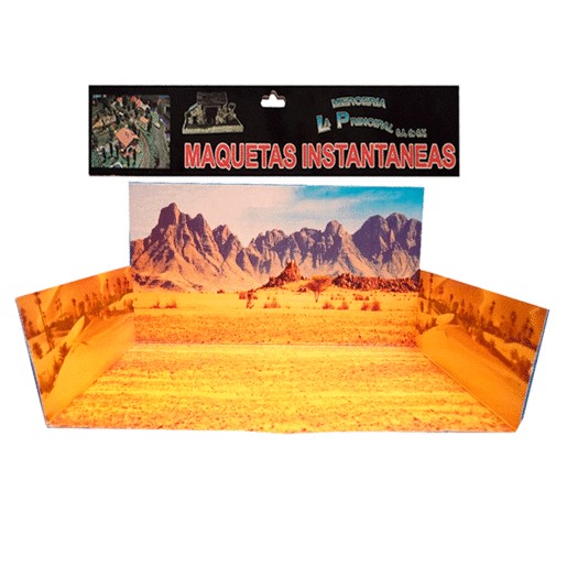 MAQUETA TRIDIMENSIONAL DESIERTO