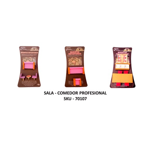 SALA COMEDOR PARA MAQUETA PROFESIONAL