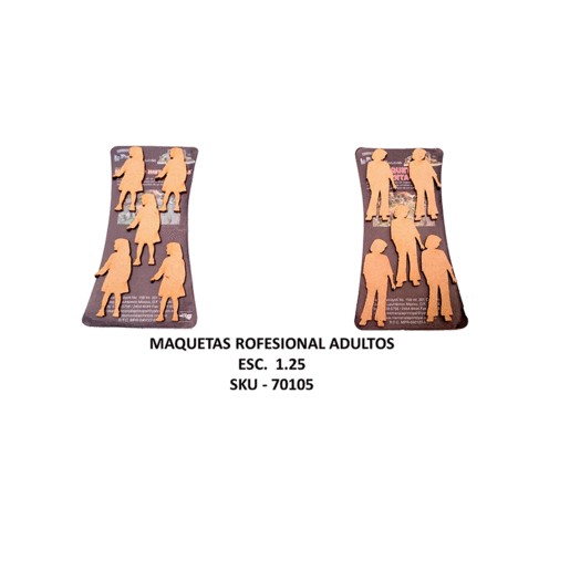 FIGURA ADULTOS PARA MAQUETAS PROFESIONALES