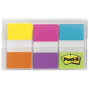 BANDERITAS COLORES POSTIT 60P 1X1.5IN