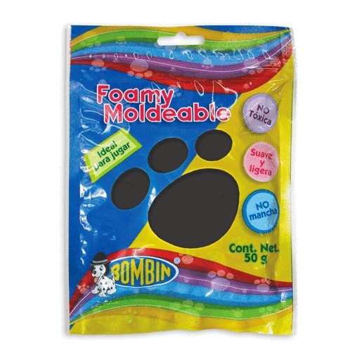 FOAMY MOLDEABLE NEGRO 1 PIEZA