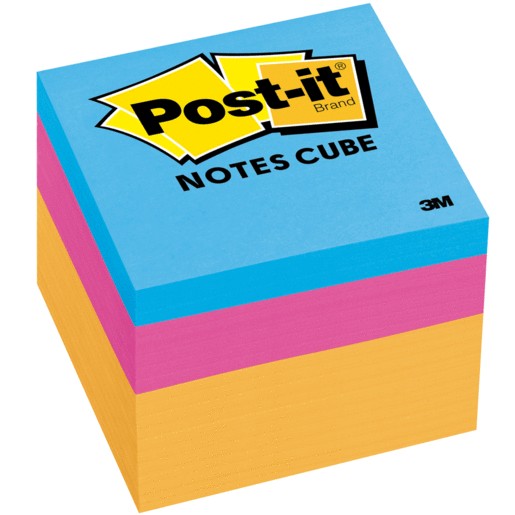 POST-IT MINICUBO 2 X 2 NEON 400 HOJAS