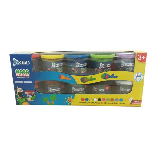 MASA ESCOLAR CAJA CON 10 PZ