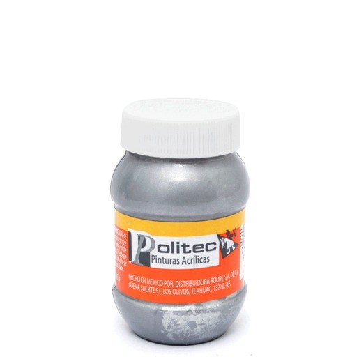 PINTURA ACRILICA POLITEC PLATA L-700 100ML