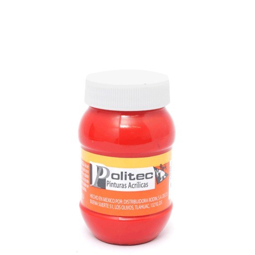 PINTURA ACRILICA POLITEC ROJO ACRILICO No304 100ML