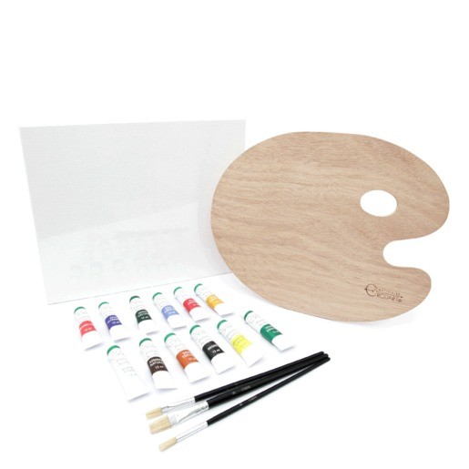 JUEGO BASICO DE PINTURA ACRILICA