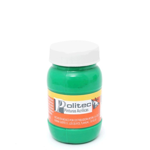 PINTURA ACRILICA POLITEC VERDE CLARO No312 100ML