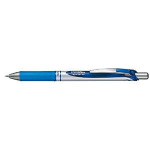 PLUMA PENTEL RETRACTIL ENERGEL PUNTO FINO AZUL