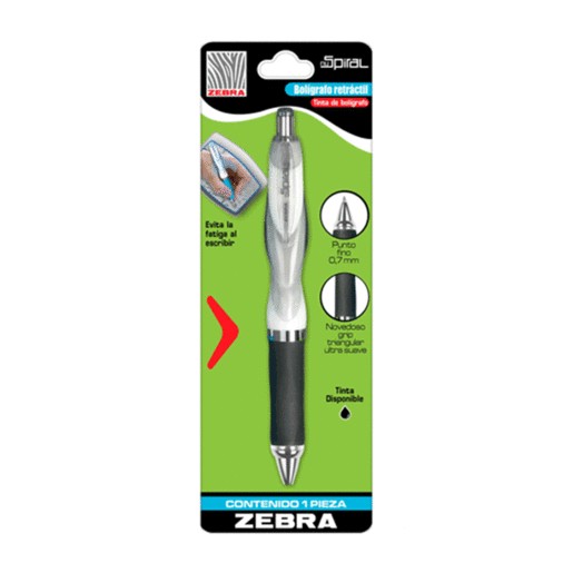 PLUMA ZEBRA RETRACTIL NU SPIRAL